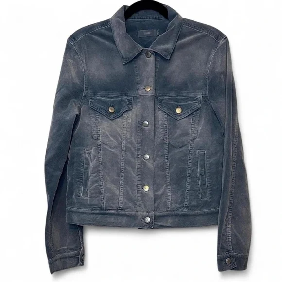 NWT CLOSED TWIST Blue Corduroy Denim Jacket — LARGE - Picture 3 of 7